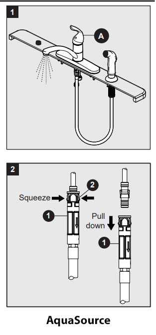 sink faucet parts diagram