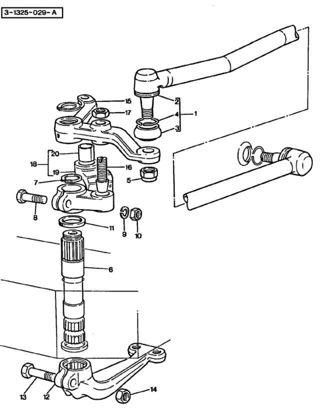 massey ferguson steering parts diagram