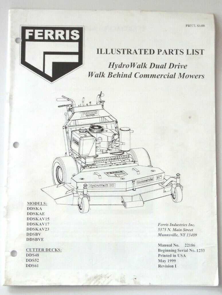 ferris mower deck parts diagram