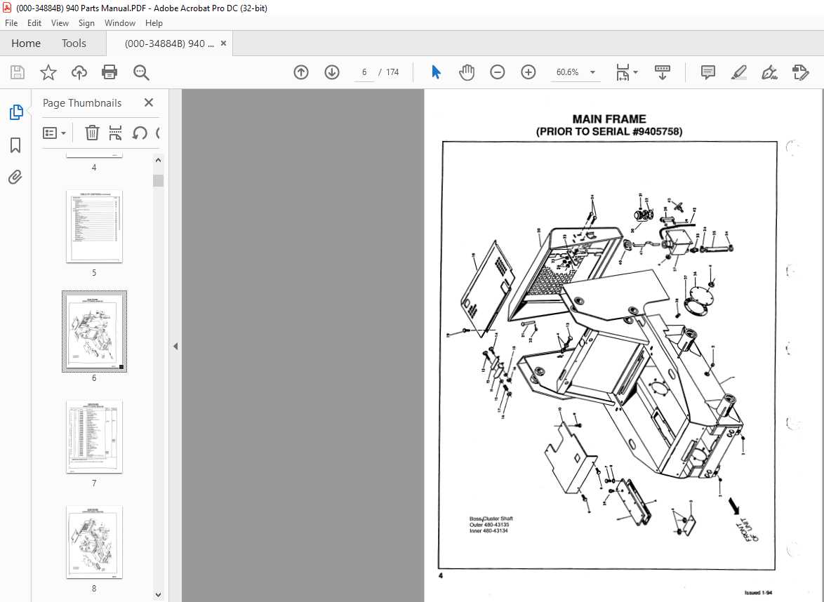 skid steer parts diagram