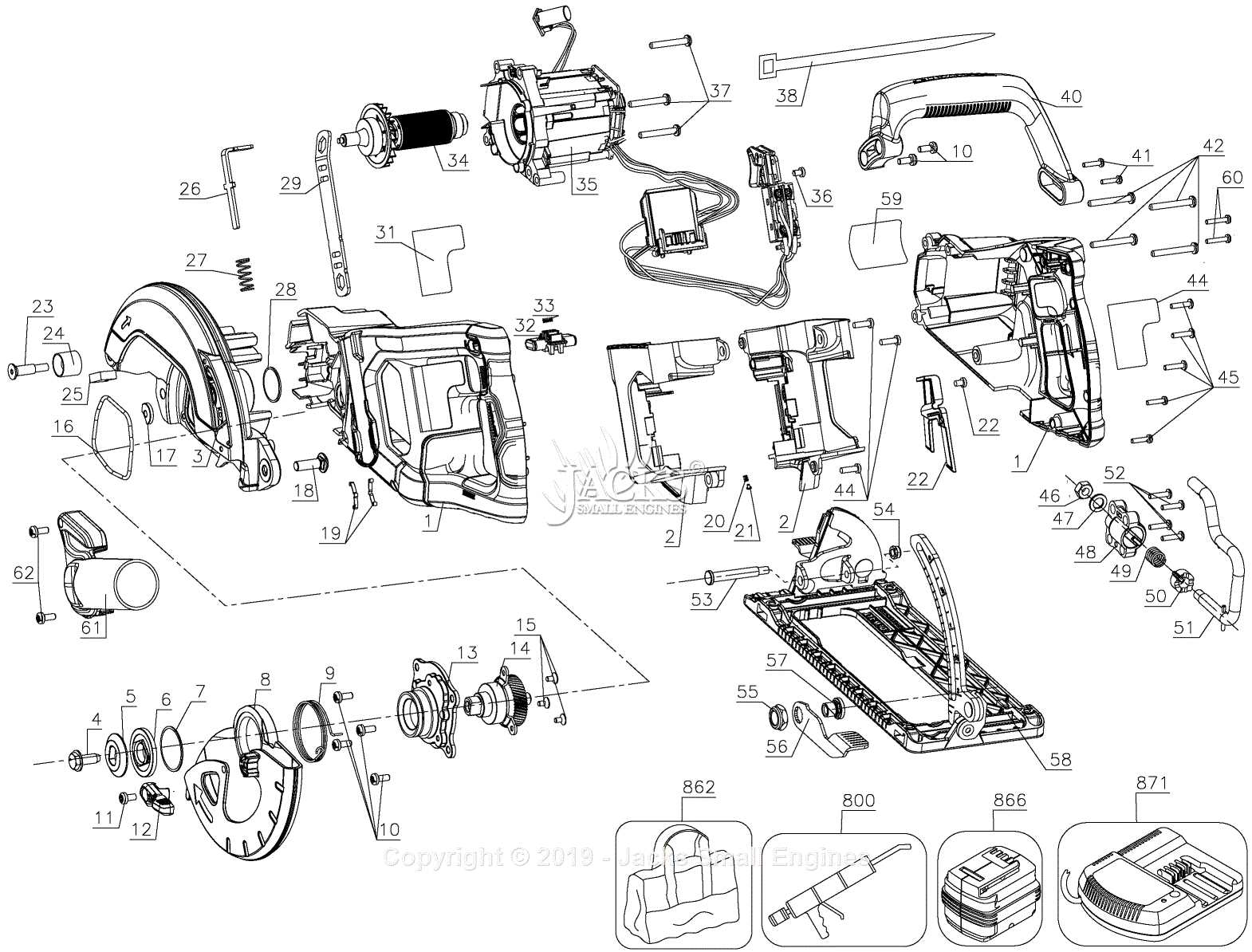 skilsaw parts diagram