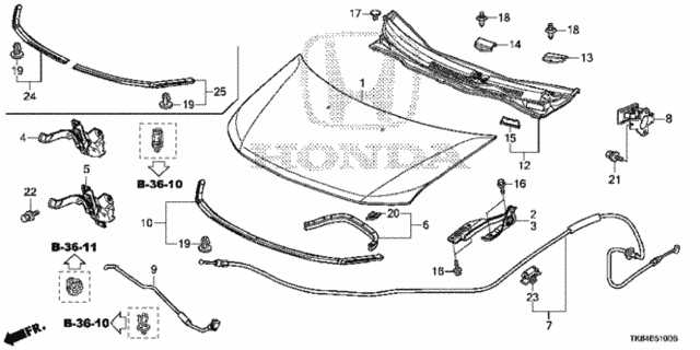 honda odyssey body parts diagram