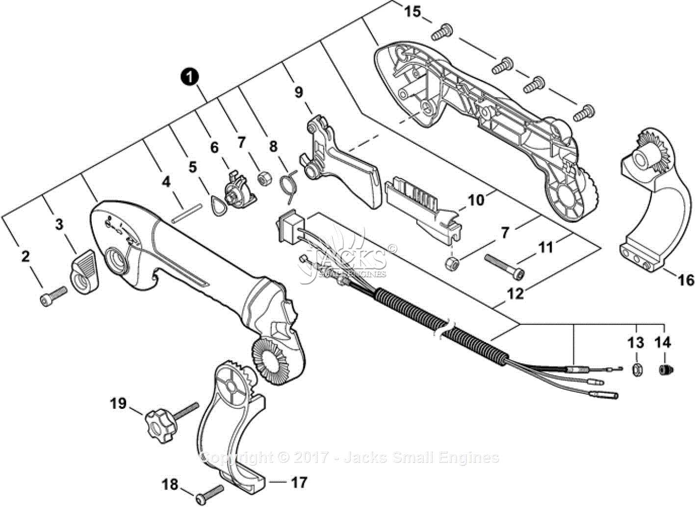 echo leaf blower parts diagram