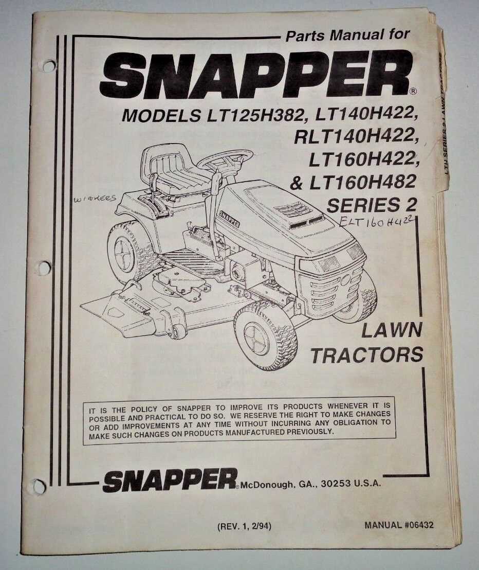 snapper lt200 parts diagram