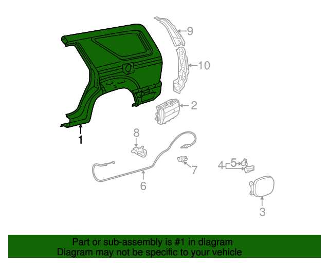 toyota 4runner body parts diagram