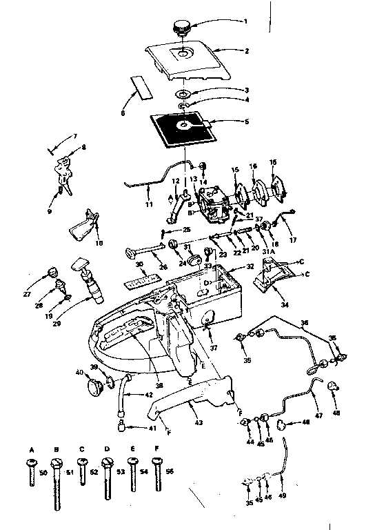 stihl 041 parts diagram