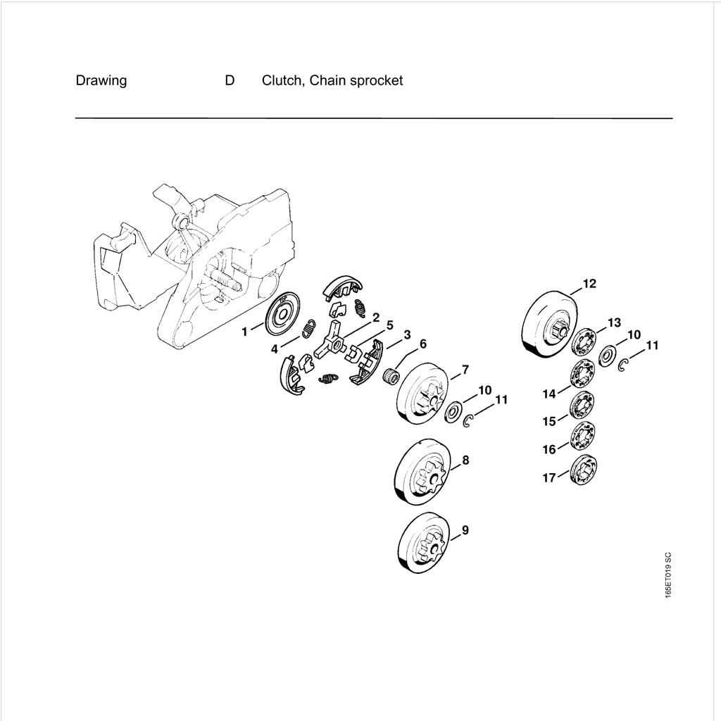 stihl 044 parts diagram