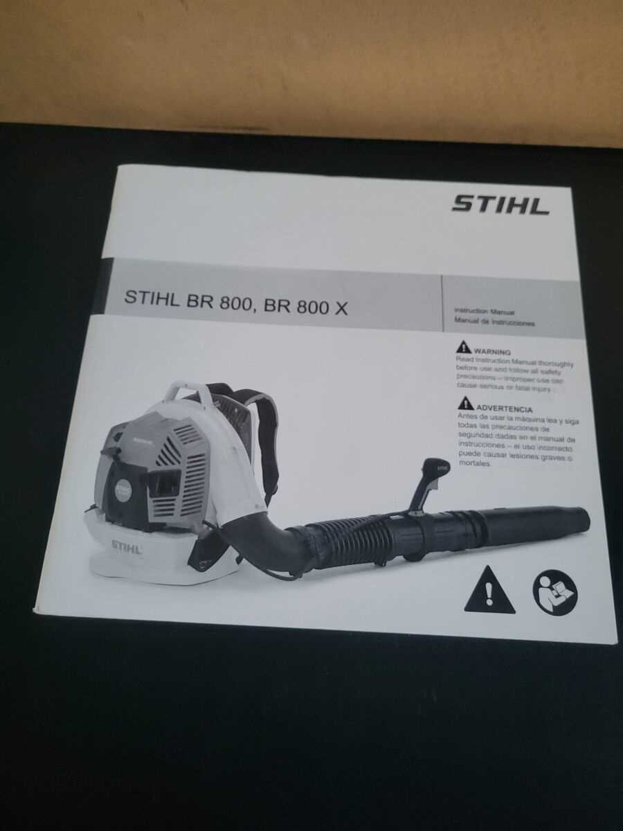 stihl br 800x parts diagram