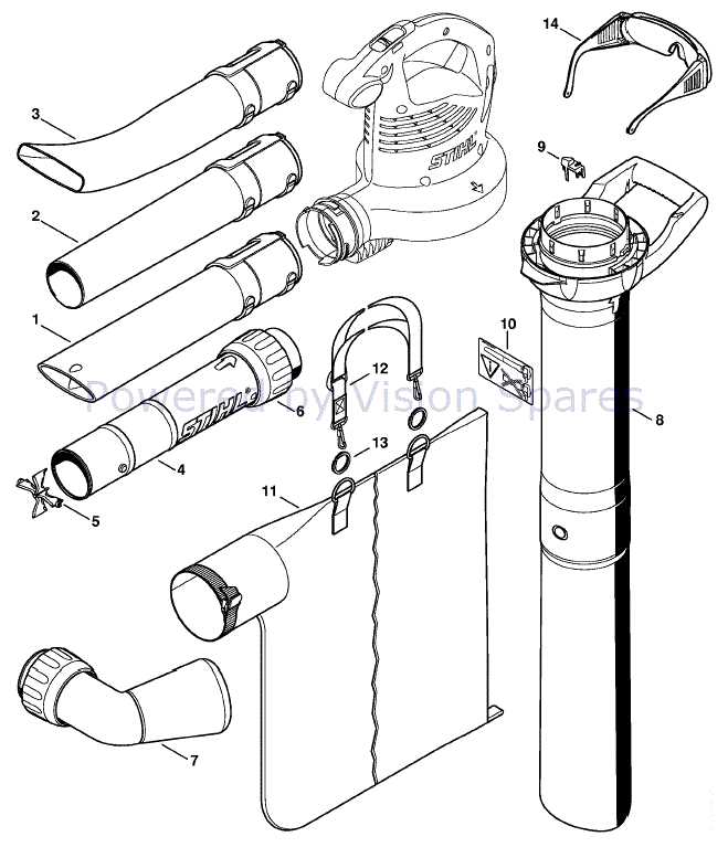 stihl br800c parts diagram