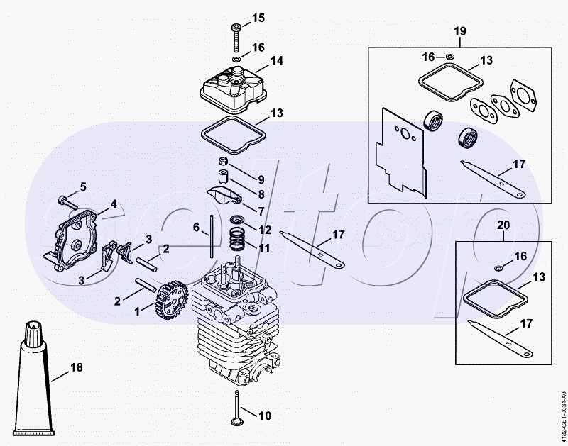 stihl fs 111 rx parts diagram