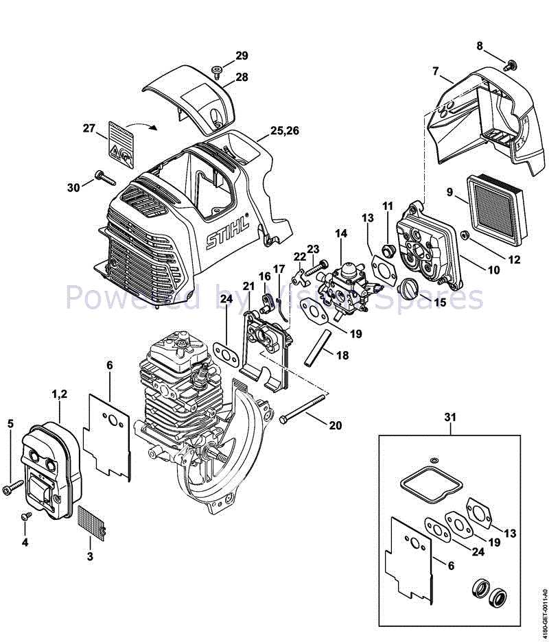 stihl fs 91 r parts diagram