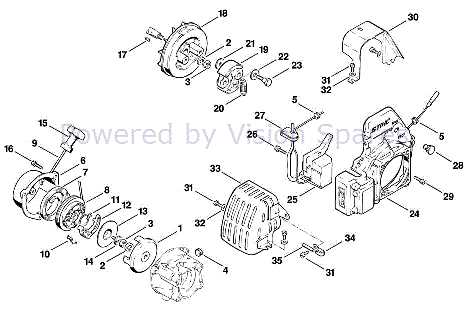 stihl fs80 parts diagram