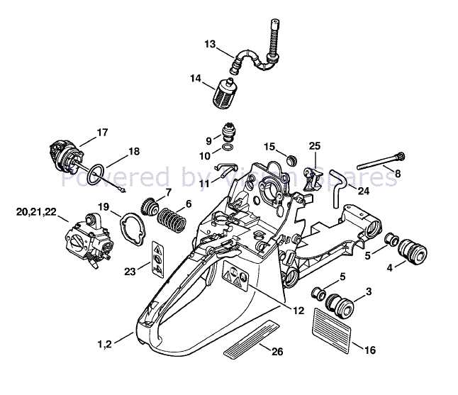 stihl ms270 parts diagram