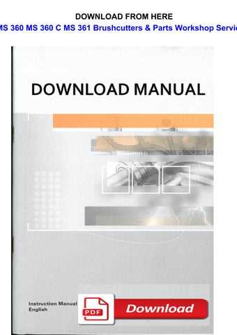 stihl ms361 parts diagram pdf