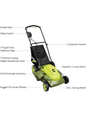 sun joe mj401e parts diagram