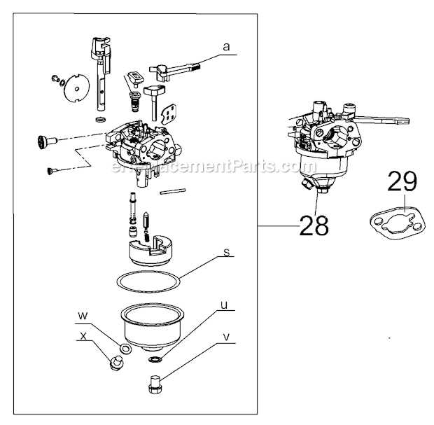 troy bilt tb146ec parts diagram