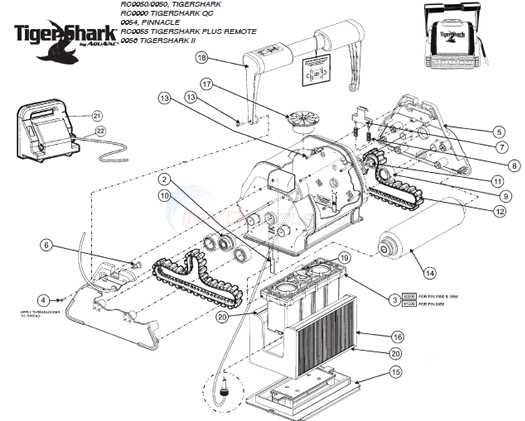 swimpro voyager parts diagram