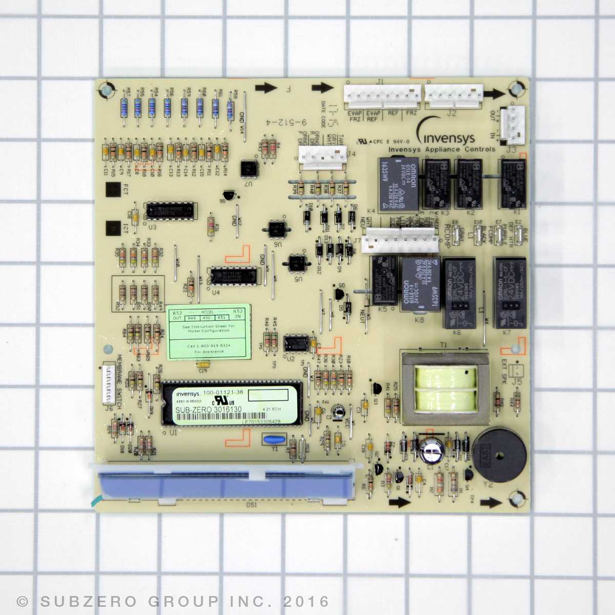 sub zero 650 parts diagram