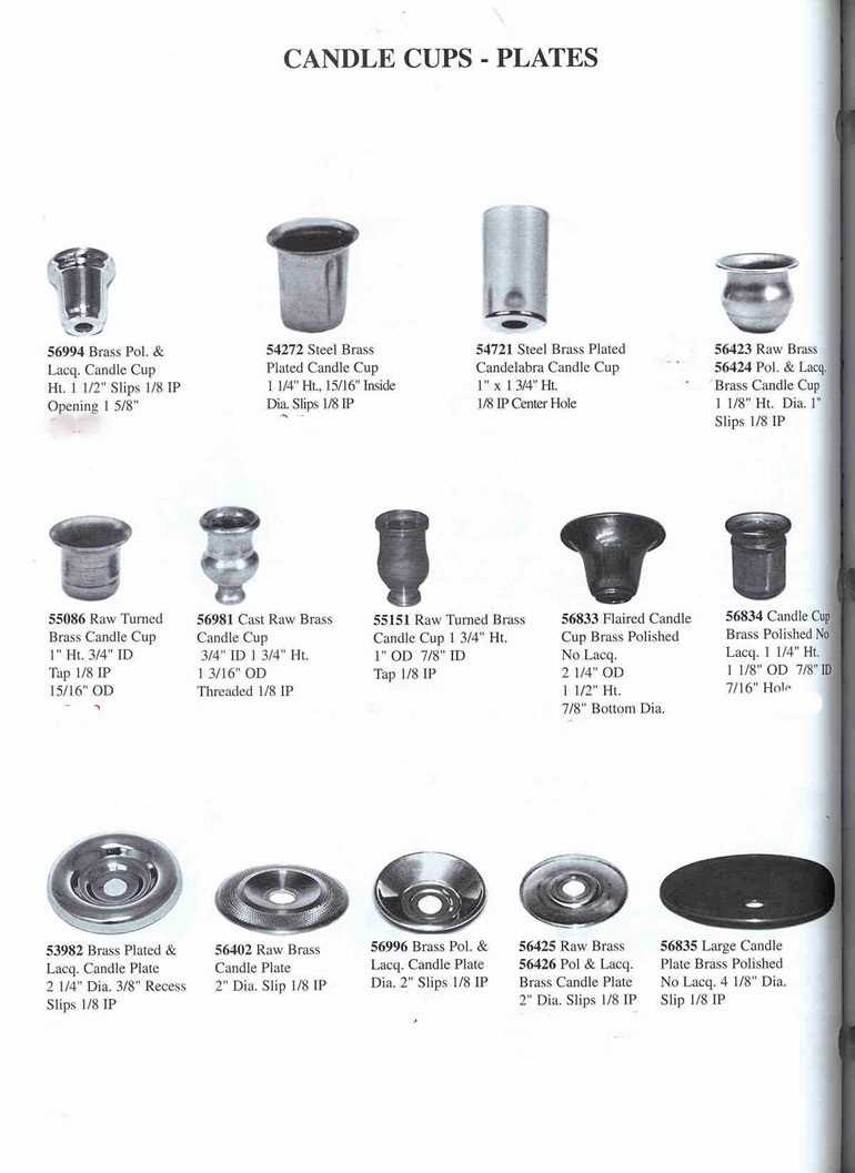 table lamp parts diagram