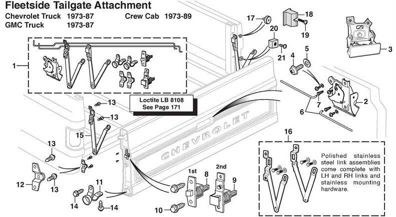 tailgate parts diagram