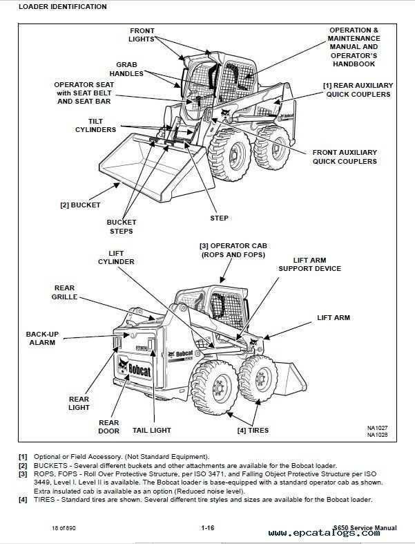 bobcat quick attach parts diagram