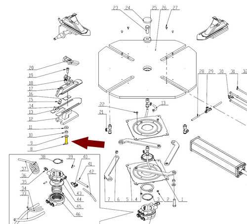 tire machine parts diagram