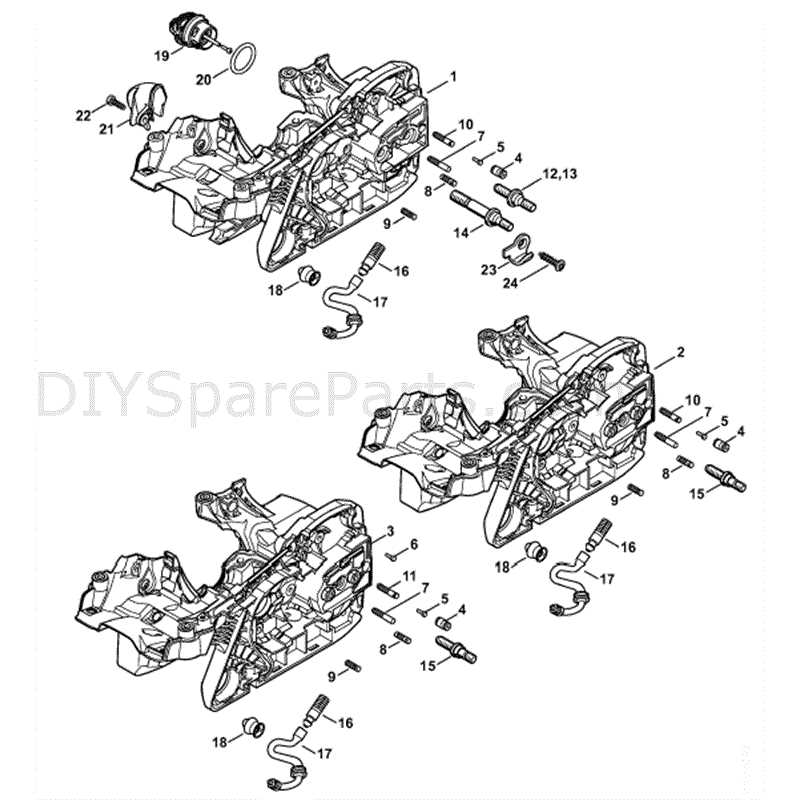 stihl ms 460 parts diagram