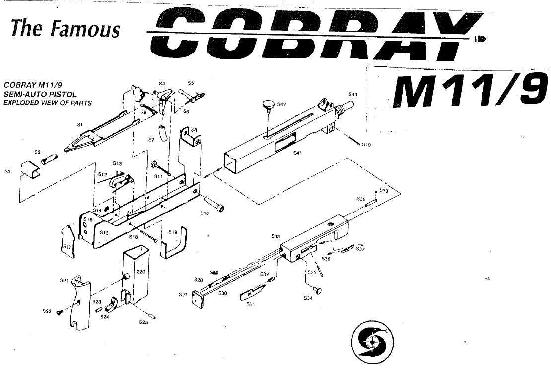 cobray m11 parts diagram