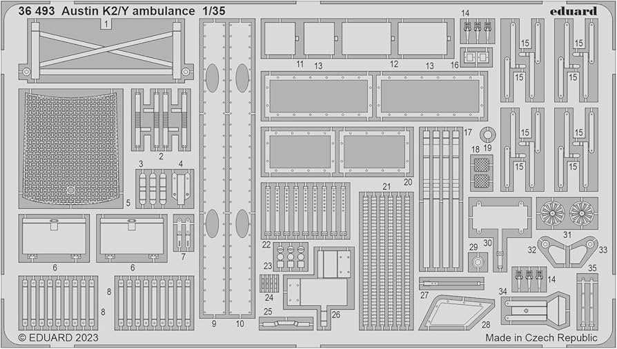 diagram parts of an ambulance