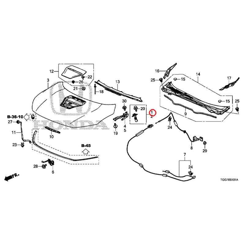 2017 honda civic parts diagram