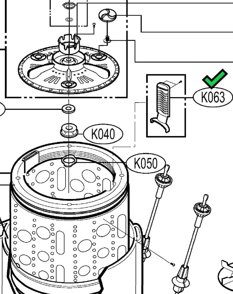 top load washing machine parts diagram