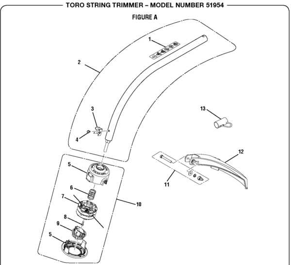 toro gas trimmer parts diagram