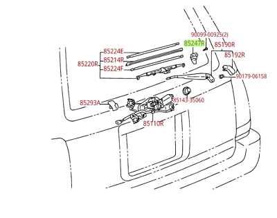 toyota 4runner body parts diagram