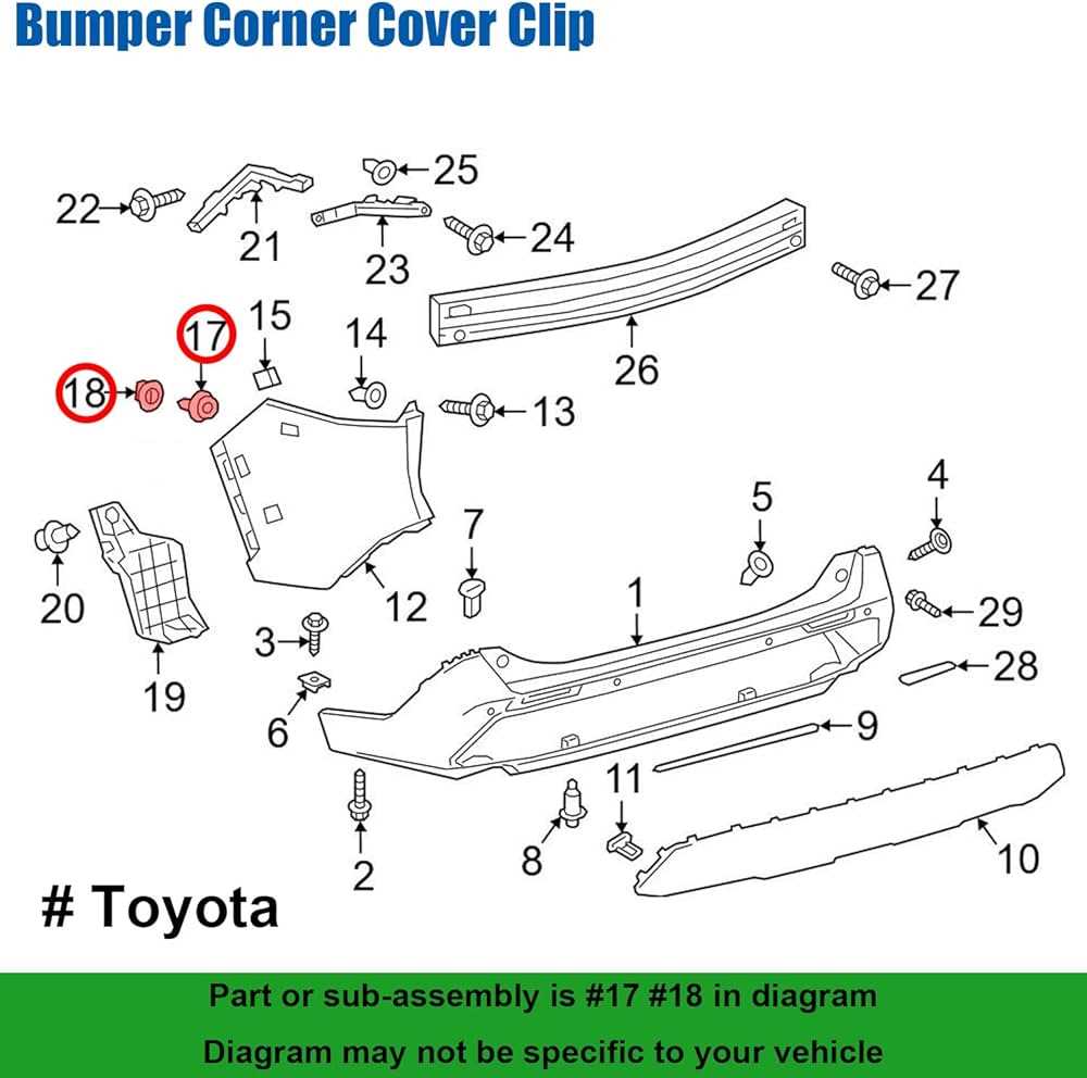 toyota highlander body parts diagram