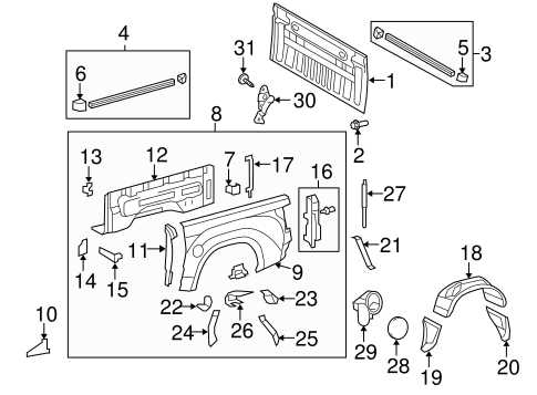 toyota tundra parts diagram