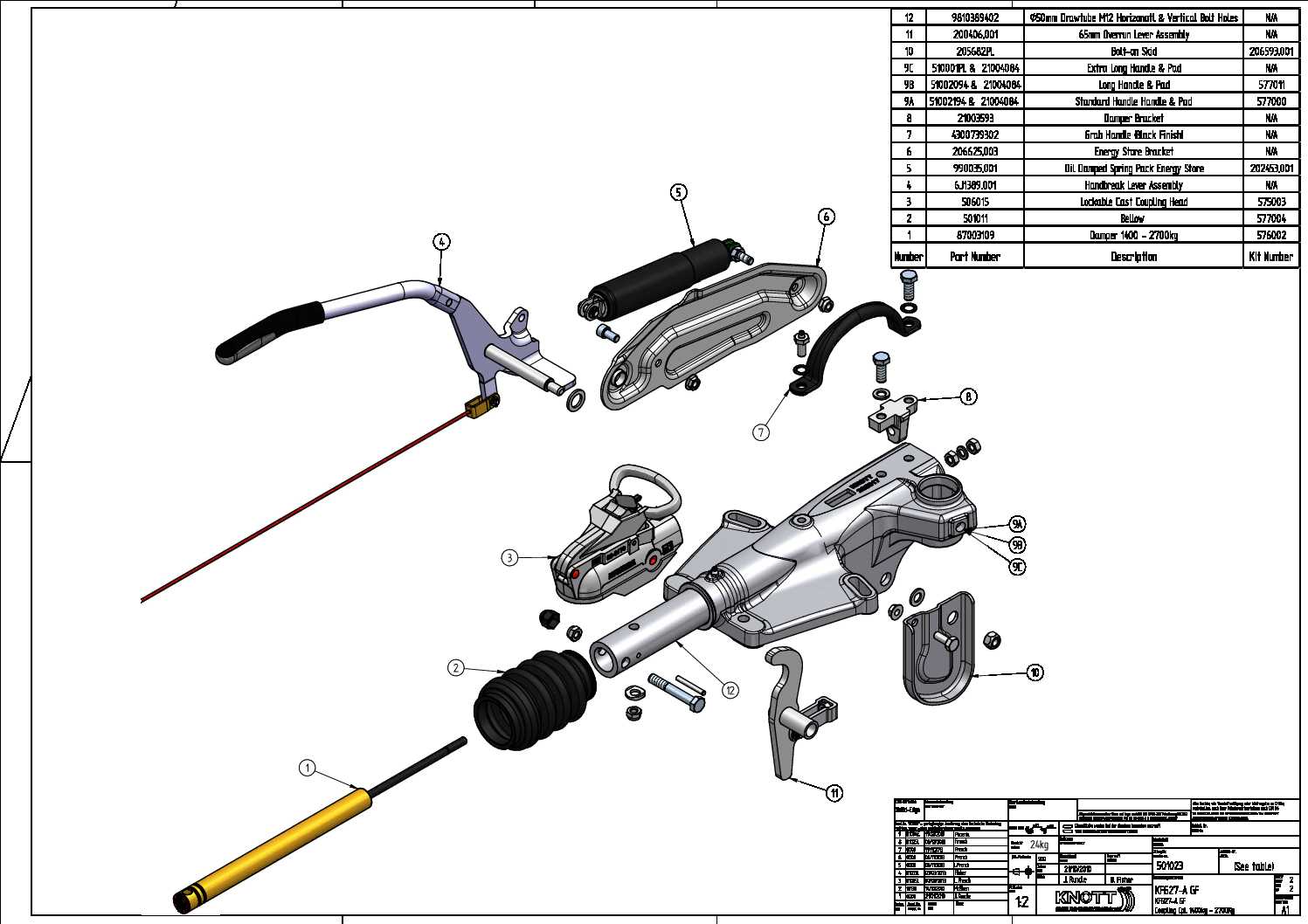 trailer hitch parts diagram