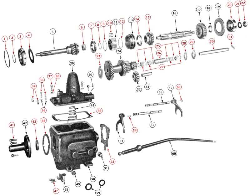 transmission diagram parts