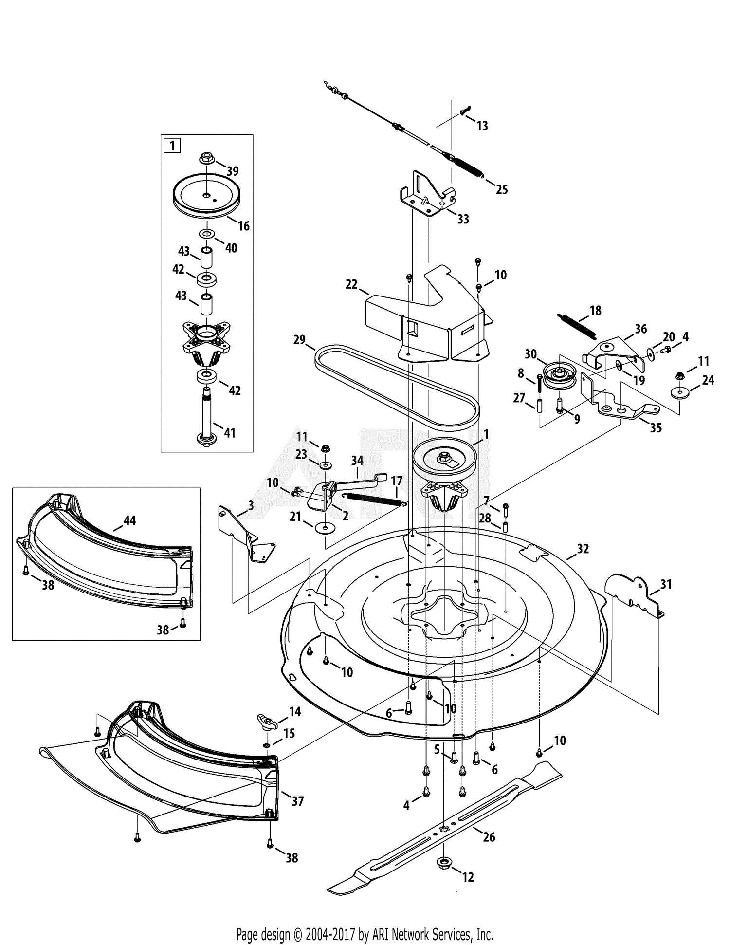 troy bilt 13an77kg011 parts diagram