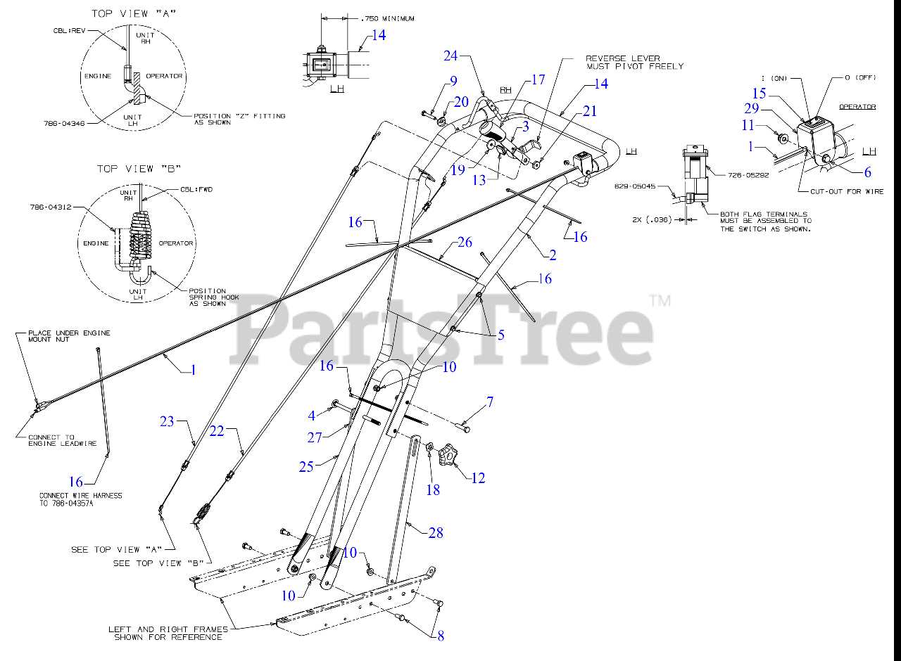 troy bilt super bronco tiller parts diagram