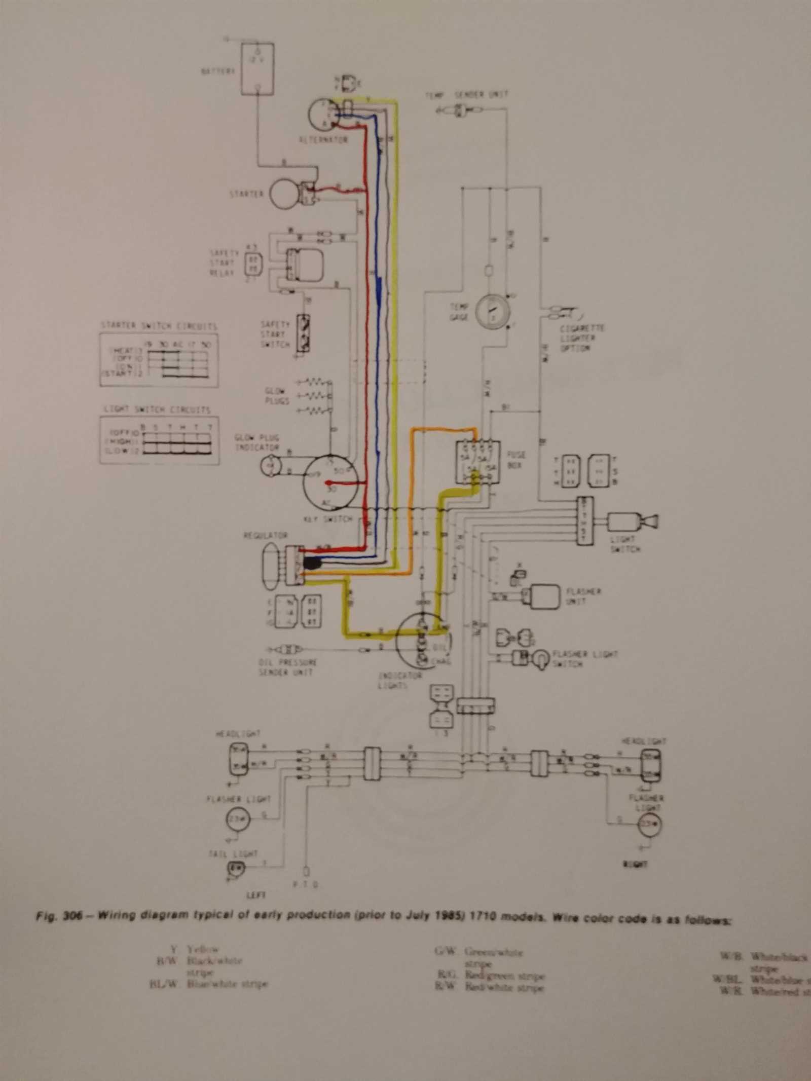 ford 1710 tractor parts diagram