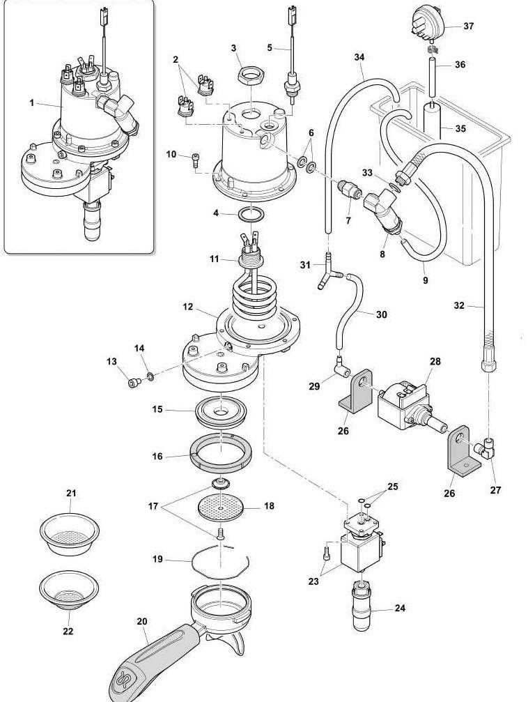 rancilio silvia parts diagram