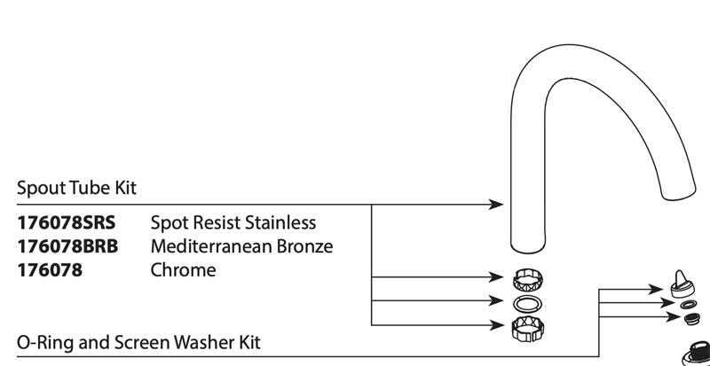 moen pulldown kitchen faucet parts diagram