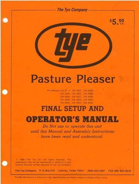 tye grain drill parts diagram