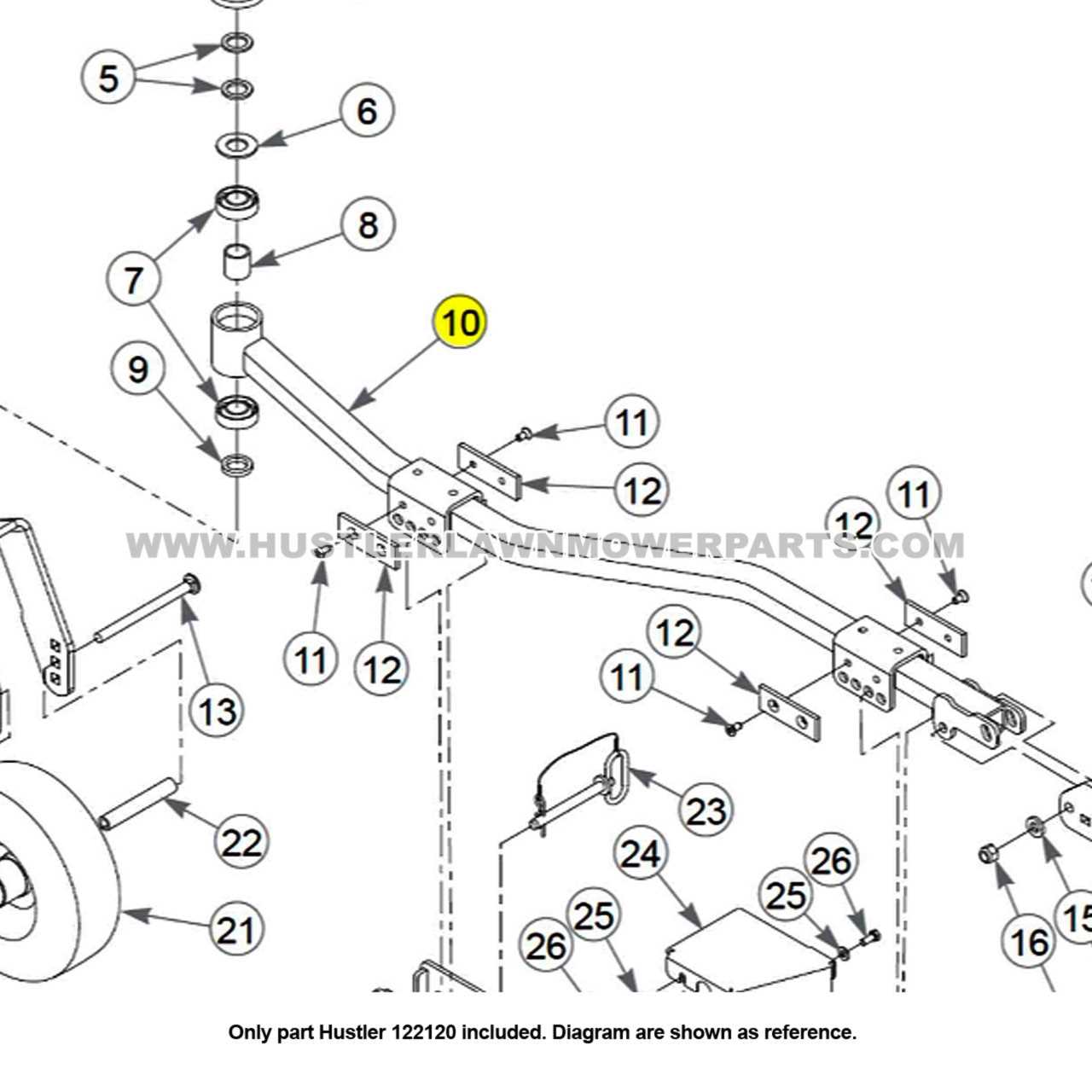 hustler raptor parts diagram