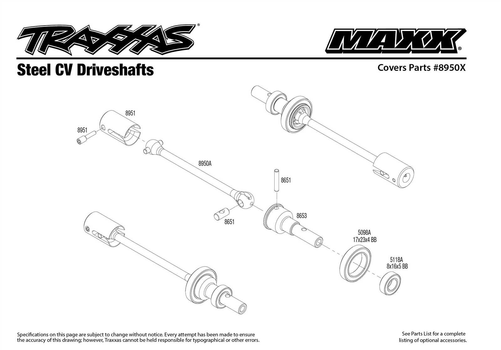 traxxas xrt parts diagram