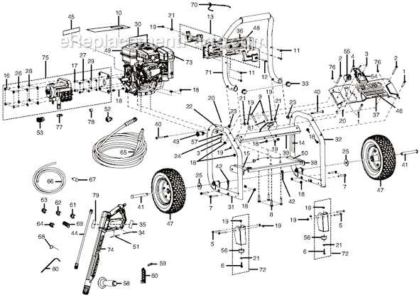 northstar pressure washer parts diagram