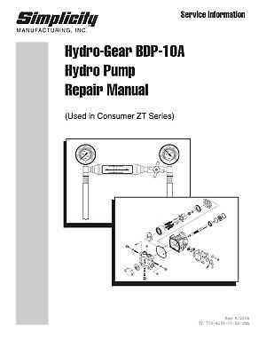 hydro gear parts diagram