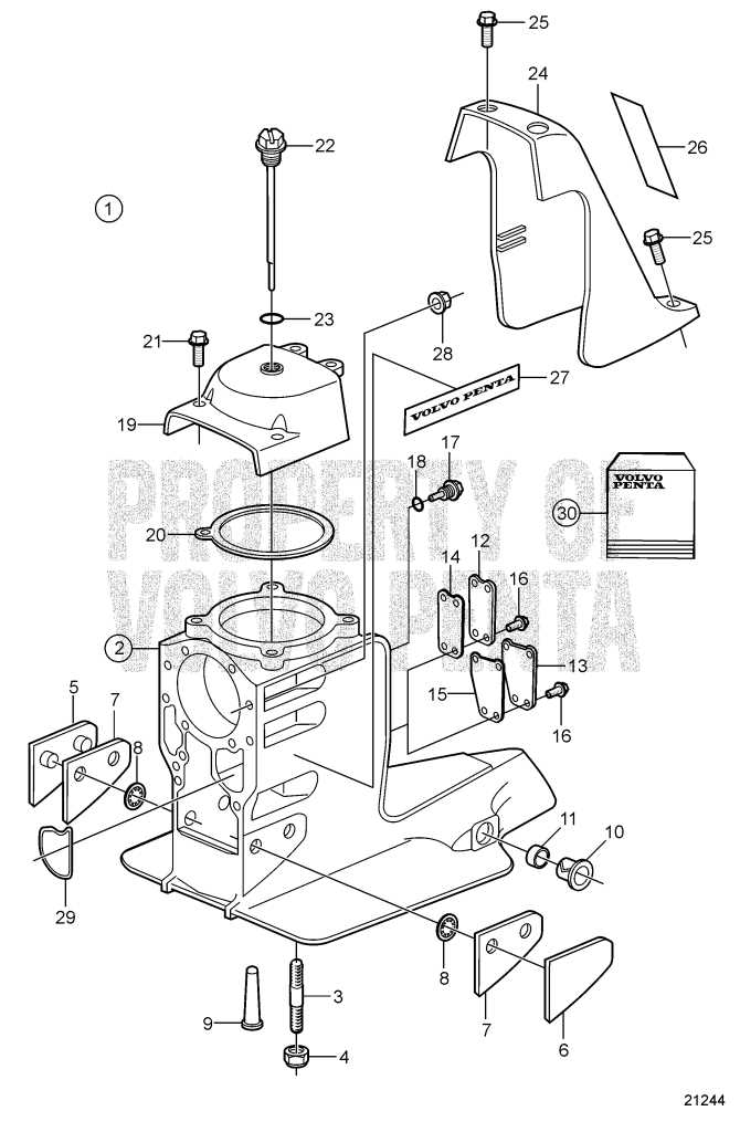 volvo penta dp outdrive parts diagram