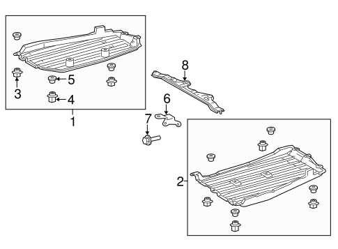 undercarriage toyota camry parts diagram