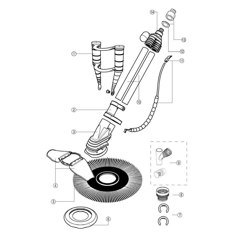 kreepy krauly parts diagram